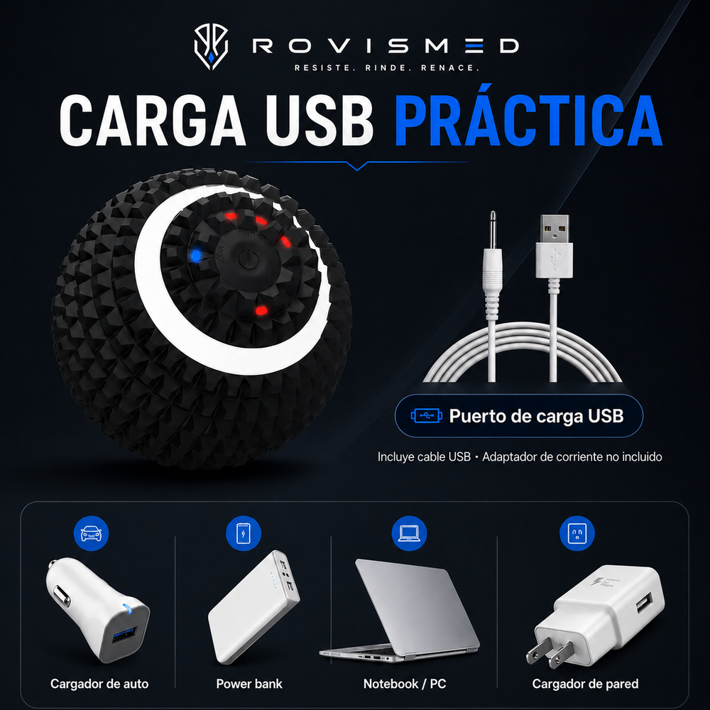 ROVISMED TriggerBall™ | Pelota de Masaje Vibratoria